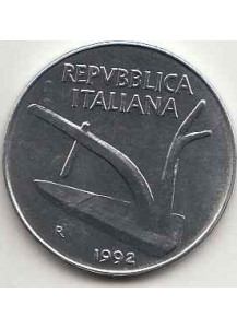 1992 Lire 10 Spiga Fior di Conio Italia
